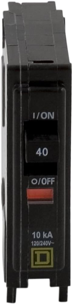 Square D QO140CP 40 Amp Single-Pole Circuit Breaker