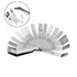 Stainless Steel Feeler Gauge - Dual Reading Combination Gap Thickness Measure Inch & Metric 0.127-0.508mm / 0.005