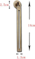 iModen 4 Pcs Bedside Cabinet Drawer Single Hole Pure Copper Handle Vintage Desk Handles Wardrobe Door Brass Pulls