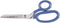 Klein Tools 206LR Scissors, Made in USA, Bent Trimmer with Large Ring, Blue Coating, 7-Inch