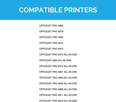 LD Products Compatible Replacement for HP 902xl Ink Cartridges Combo Pack - 4-Pack High Yield for OfficeJet Pro