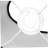 NUOBESTY Oval Fabric Lamp Shade for Desk and Floor Lamps Cloth Cover Compatible Black Exterior with White Interior
