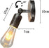Industrial Edison Retro Wall Mount Lamp Antique Wall Sconces Lighting for Bedside, Farmhouse, Hallway, Kitchen, Bedroom
