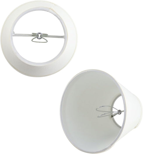 2.95"5.9"4.92" Pack 6 T Tulead Small Lampshade Drum Lamp Shade Decor Lampshade Floor Table Lampshades White