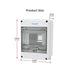 5 Way Circuit Breaker MCB Distribution Protection Box with DIN Rail, IP65 Waterproof,for Indoor and Outdoor