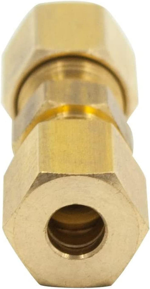 Legines Brass Compression Tube Fitting, 22 Pcs Assortment Kit of 1/8", 3/16", 1/4", 5/16", 3/8", 1/2"