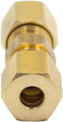 Legines Brass Compression Tube Fitting, 22 Pcs Assortment Kit of 1/8", 3/16", 1/4", 5/16", 3/8", 1/2"