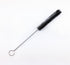 yueton Pack of 10 Black Nylon Tube Pipe Nozzle Brushes - Dia 10mm with Wire Loop Handle
