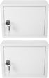 NUOBESTY 2PCS Wall Mounted Milk Box Dairy Container Holder Waterproof Milk Bottle