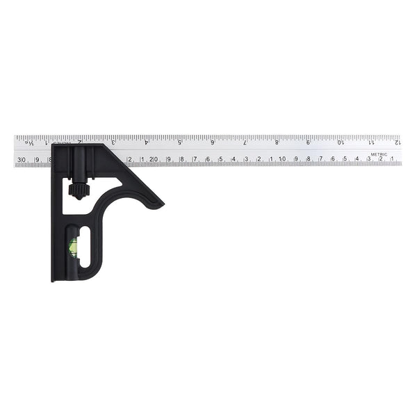 Combination Square, 12" Combo Square, Carpenter Square, Woodworking Measure Tools, Metal Ruler Set