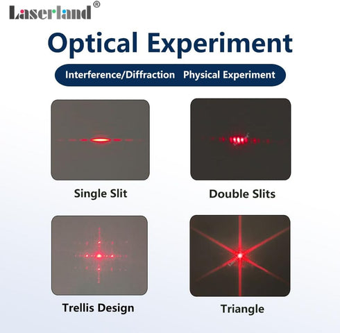 Young's Double-Slit Experiment Single Slit Double Slits Interference Diffraction Grating Sheet Optical Physical