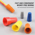 20PCS Electrical Wire Connector Screw Terminal, Twist on Wire Caps with Spring Insert, 22-14 AWG