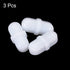 MECCANIXITY Magnetic Stirrer Mixer Stir Bar Rod 10mm/0.39" White PTFE Coating Magnet for Laboratory, 3Pcs