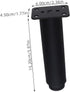 4pcs balacoo Adjustable Height Metal Legs Heavy Duty Furniture Leveler Legs for Sofa Tv Stand Cabinet Bathroom