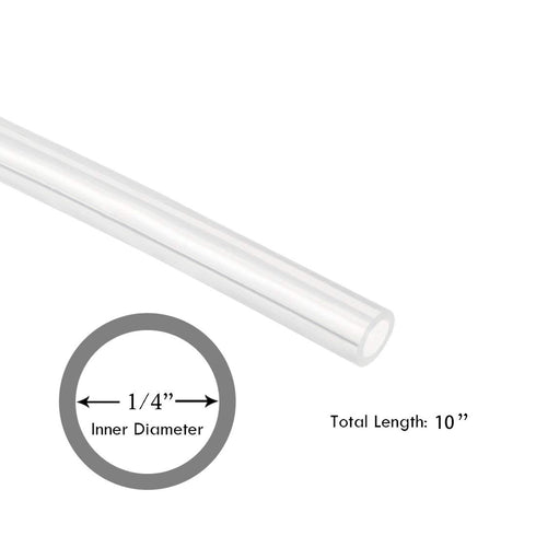 1/4 1/4" 3/8" 10 " ID Silicone Tubing, JoyTube Food Grade Silicone Tubing ID x OD Feet High Temp Pure Silicone Hose