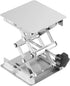 4 x 4 inch Lab Scissors Jack, 100 x 100 mm Stainless Steel Laboratory Support Jack Platform Lab Lift Stand
