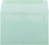 JAM PAPER A9 Premium Invitation Envelopes, 5 3/4 x 8 3/4, Aqua Blue, 50/Pack
