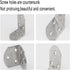 Stainless Steel 90 Degree Right Angle L Brackets, Fastener Corner Braces with Screws, 50mm x 50mm, Pack of 4
