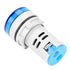 AC Frequency Meter, LED Digital Display 20-75 Hz Frequency Indicator Light