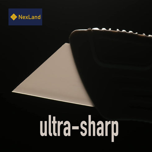 1992 white-10pcs) NexLand Ceramic Razor Blade Ultra-Sharp Box Cutter Utility Knife Blades (blade