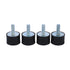Rubber Mount Isolator, M8 M6 Anti Vibration Isolator, Electric Motor Mount Rubber Bushings, 4pcs