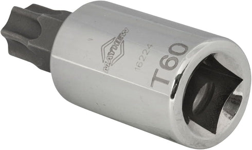 Mayhew Tools 16224 1/2" Square Drive Small Insert Socket Bit, Torx T60 by Mayhew Tools