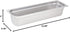 Winco Half Size (Long) 4" Deep Metal Food Pan, Anti-Jam, 22 Gauge