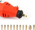 Drill Collet Set, 11pcs 4-jaw Copper Drill Chuck for Mini Electric Power Drill, 0.5-3.2mm