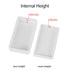 LeMotech 5 Pieces Project Box, Small Junction Case for Electronics, ABS Plastic, White, 1.97 x 1.10 x 0.59 inch