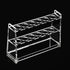 Test Tube Holder, 6 Wells Acrylic Lab Stand Rack for 10ml Centrifuge Tubes Clear (10ml, 6 Wells)