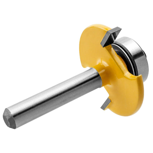 1/4 Inch 5/32 Inch Mesee Shank Biscuit Joiner Router Bit T Slot Router Bit with Bearing Guide Wood Biscuit Jointing