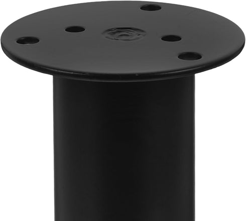 4pcs 12-18cm, GLEAVI Adjustable Furniture Legs Bed Frame Support Legs, Extendable Cabinet Feet Black Plastic