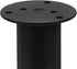4pcs 12-18cm, GLEAVI Adjustable Furniture Legs Bed Frame Support Legs, Extendable Cabinet Feet Black Plastic