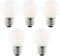 Dimmable E26 Frosted LED Light Bulbs Warm White 2700K, 4W G16.5 Mini Globe 400 lm, 5 Pack