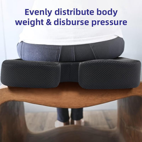 Sitting,Tailbone,Back,Sciatica,Coccyx Office Chair Seat Cushion,Premium Memory Foam Chair Cushion for Long Pain Relief