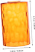 Bulbs Glass Lampshade Candelabra Cylinder Lamp Shade Chandelier Light Covers Bathroom Decorations Amber Light