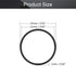Othmro 20pcs Nitrile Rubber O-Rings, 1mm Wire Dia 23mm OD Metric Sealing Nitrile NBR Rubber Washers for Oil or Air Sealing, Professional Plumbing, Car Repair, Air or Gas Connections Black