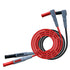 2pcs Right-Angle Banana Plug to Straight Security Banana Plug Test Lead Cable, Fully Insulated 4mm for MultiMeter,