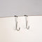 FWJUNHUYC 2 Stainless Steel Bedside Cabinet Door Hooks