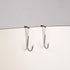 FWJUNHUYC 2 Stainless Steel Bedside Cabinet Door Hooks