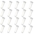 Bettomshin 300Pcs 5ml Round Bottom Centrifuge Tubes with Snap Cap, Transparent Mini Plastic Test Tubes