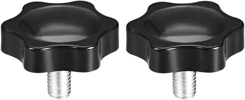 uxcell Clamping Handle Screw Knobs, M8 x 12mm Male Thread, 2pcs