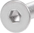 uxcell M3x4mm Flat Head Machine Screws, Inner Hex Screw 304 Stainless Steel Fasteners, 80 Pcs