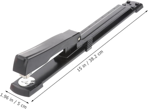 Tofficu 1pc Desktop Stapler One Finger Stapler Standard Reach Stapler Stapling Machine School Stationary Book Binding Stapler Large Desk Stapler Long Arm Stapler Booklet Office Mini by Tofficu