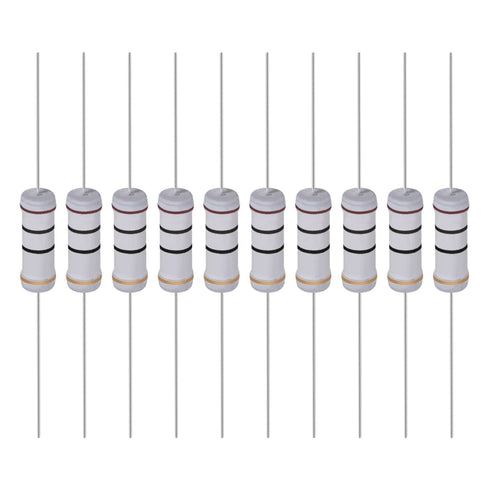 YOKIVE 20 Pcs Metal Oxide Film Resistors, Axis Lead Resistor, 3W 10 Ohm, Great for Electric Power Equipment