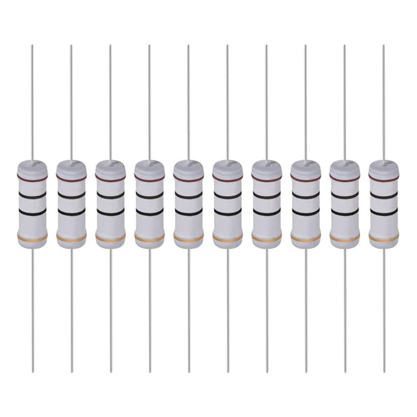 YOKIVE 20 Pcs Metal Oxide Film Resistors, Axis Lead Resistor, 3W 10 Ohm, Great for Electric Power Equipment