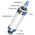 Beduan MAL 16 x 100 Pneumatic Mini Air Cylinder Screwed Piston Rod Dual Action 16mm Bore 100mm(1Pcs)