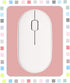 Small Rectangular Mouse Pad, Portable Waterproof Mini Mouse Pad with Non-Slip Glue Base, Dark Pink 5x6 inches