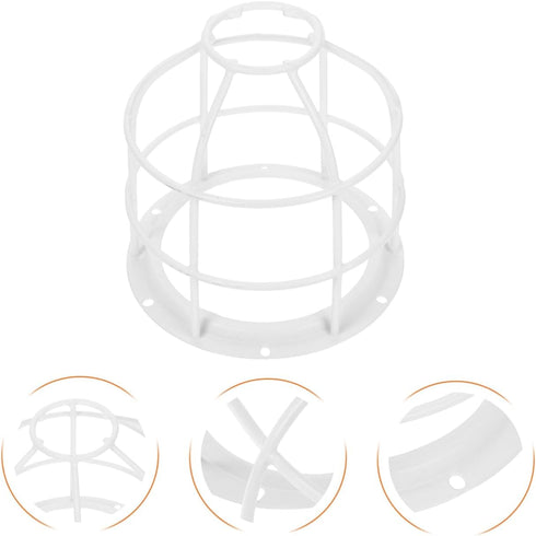 Bulb Bulb 5.70In Uonlytech Industrial Protector Cage Light Guard Shade Cover Wire Lamp Shade Frame Light Covers