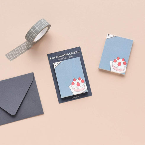 Monolike Fall in Newtro Sticky-It - 5p Set Self-Adhesive Memo Pad, 50 Sheets